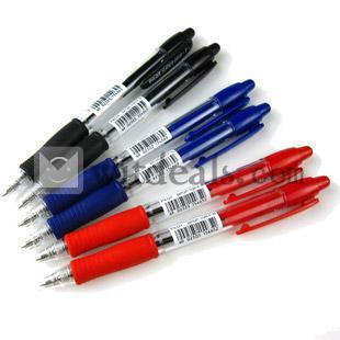 ゲルインキボールペン　0.5mm　耐水性　黒