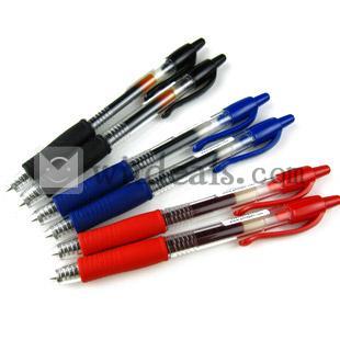 0.5mm　ゲルインクボールペン　ノック式　黒