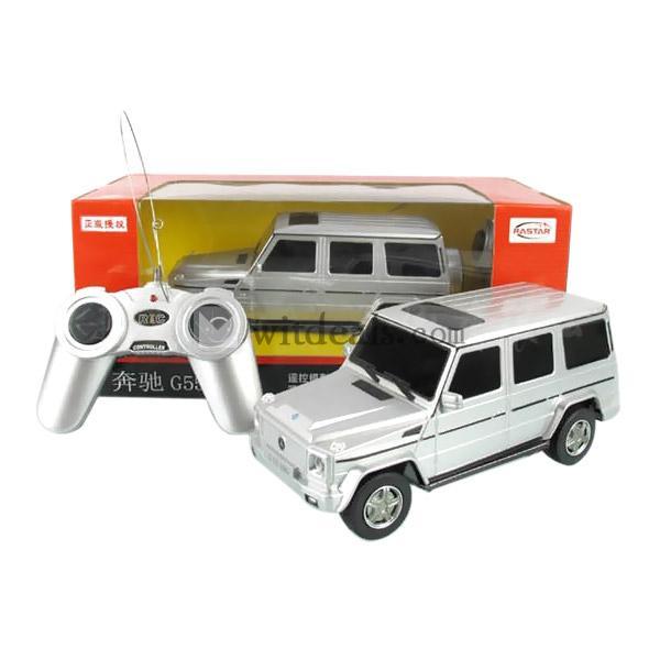 1:24 ラジコンカー／リモコン車　メルセデス・ベンツ Mercedes-Benz G55　シルバー