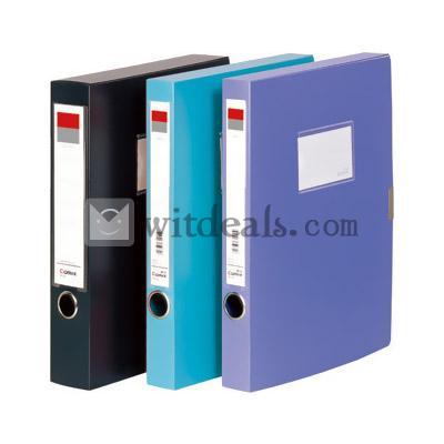 PVC　ファイルボックス　55mm　青