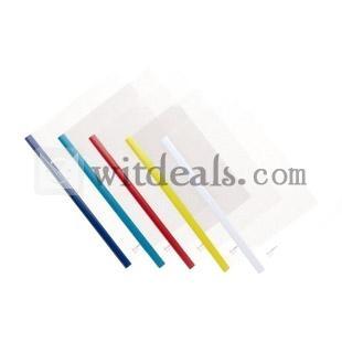 超薄型綴じ具　レールファイル　A4サイズ　白　業務用