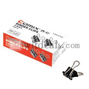 ダブルクリップ 超特大サイズ クリップ幅 41mm 黒