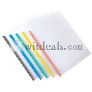 ファイル超薄型綴じ具　A4サイズ　ピンク