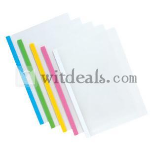 ファイル超薄型綴じ具　A4サイズ　青