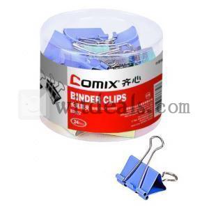 ダブルクリップ 超特大サイズ　クリップ幅 41mm　黒