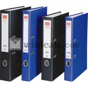 2穴アーチファイル　A4サイズ　タテ型　ブラック