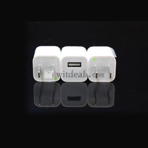 USBポート　折り畳み　iPhone USB充電器／チャージャ／充電アダプター　