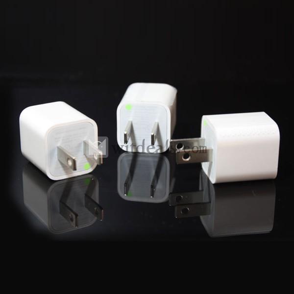 USBポート　折り畳み　iPhone USB充電器／チャージャ／充電アダプター　