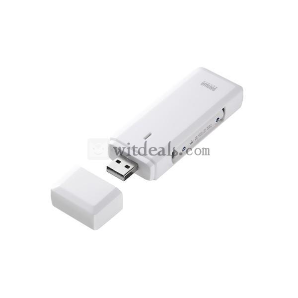 USBポート 充電式電池専用USBポート ポータブル チャージャー・充電器・アダプター　ホワイト