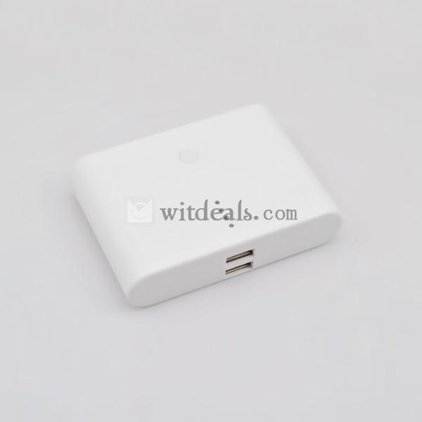12800mAh 二つUSBポート 超大容量 iPad2／3／iPhone4／4S／3G／3GS モバイルバッテリー