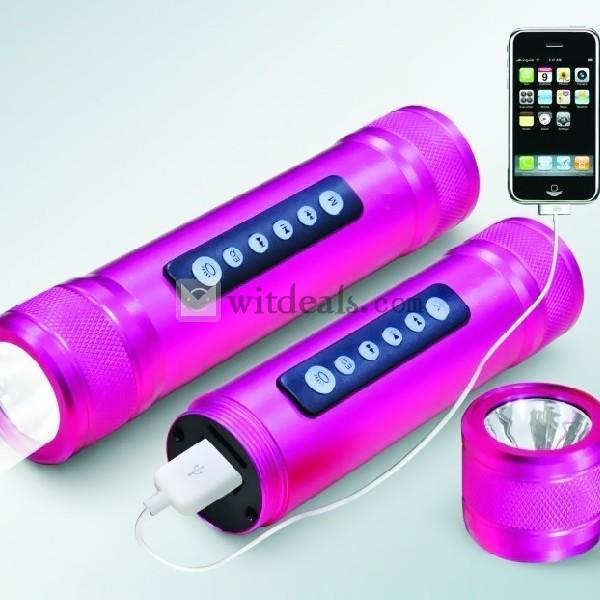 2500mAh USB 多功能モバイルバッテリー 　レッド　