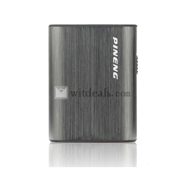 5000mAh　8つ充電用変換プラグ iPad／iPhone モバイルバッテリー　グレー