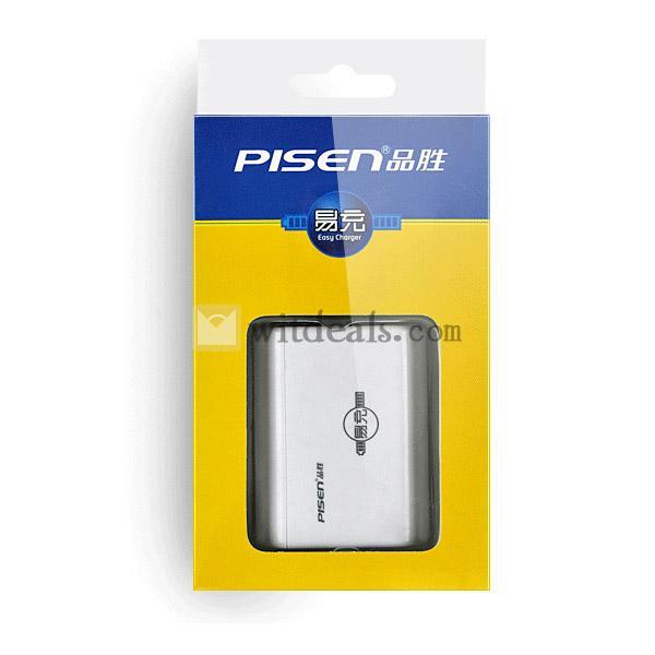 4400mAh【送料無料】 二つUSBポート付き 通用タイプモバイルバッテリー　ホワイト