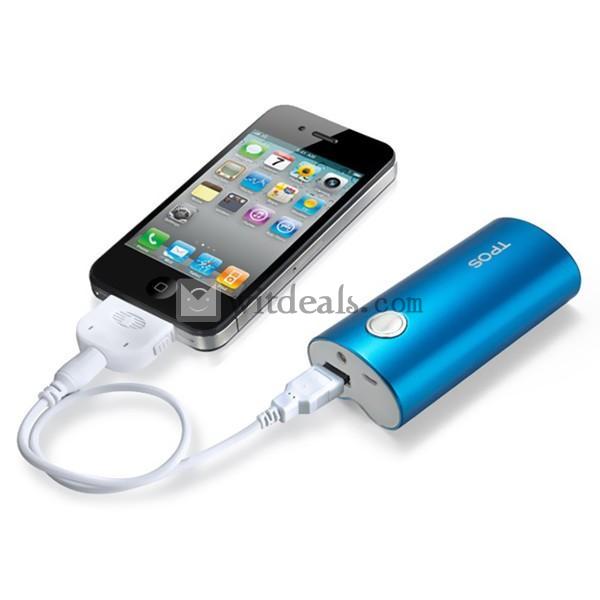 iPad／iPhoneモバイルバッテリー 4400mAh ブルー