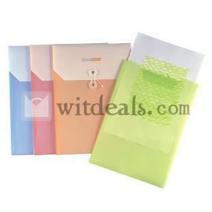 タテ型　ファイルケース　A4サイズ　緑　　　