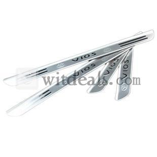 NEW VIOSカー用　スカッフプレート／豊田（TOYOTA）VIOS 08年型エントランスモール　ステンレス製