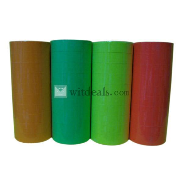 ハンドラベラー用ラベル　強粘　蜜柑色