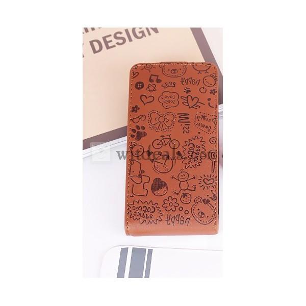 iPhone 4／4Sレザーケース/カバー　PU コーヒー色