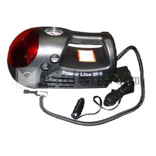 280PSI　自動車エアーコンプレッサー　カー用クリーナー用／エアタイヤゲージ用／照明用　4in1