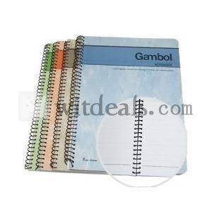 ミシン目つき　リングノート　A5サイズ　バンチ穴付き