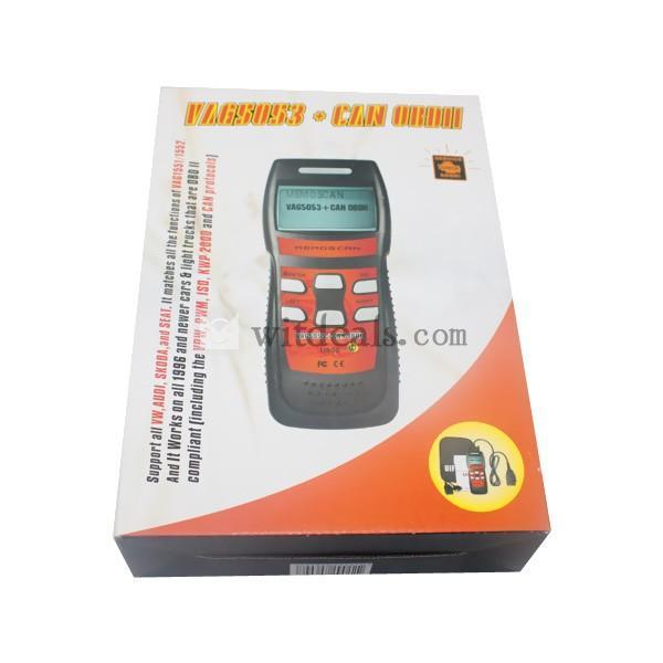 VW/AUDI OBD2 CAN-BUSコードリーダーライブデータ黒