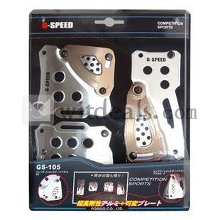 カーメイト　カーアクセサリー　フットレスト／ペダルセット　アルミニウム製