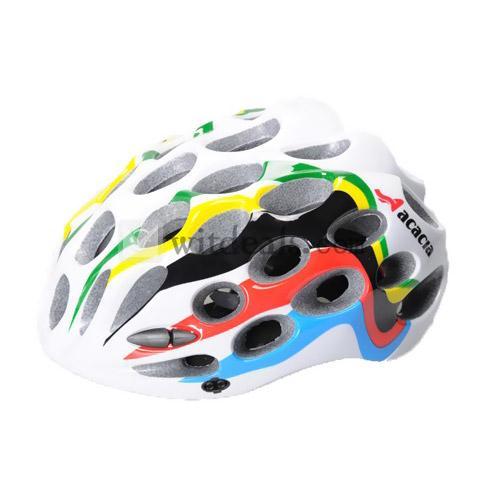 自転車ヘルメット　「蜂の巣」式　一体成型タイプ　ベンチレーション穴41個　多色