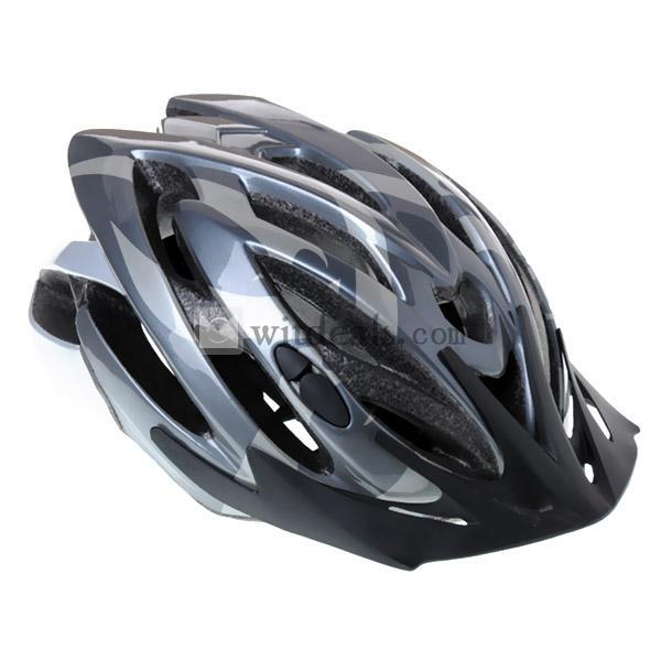 BELL(ベル) 自転車用ヘルメット　一体成型　バイザー付　ダークブルー＆花柄