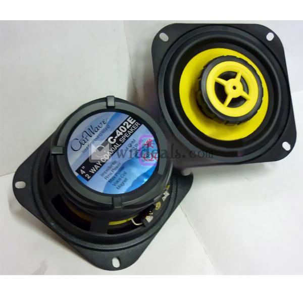 100W カースピーカー／車スピーカー 4インチ 2ウェー 同軸