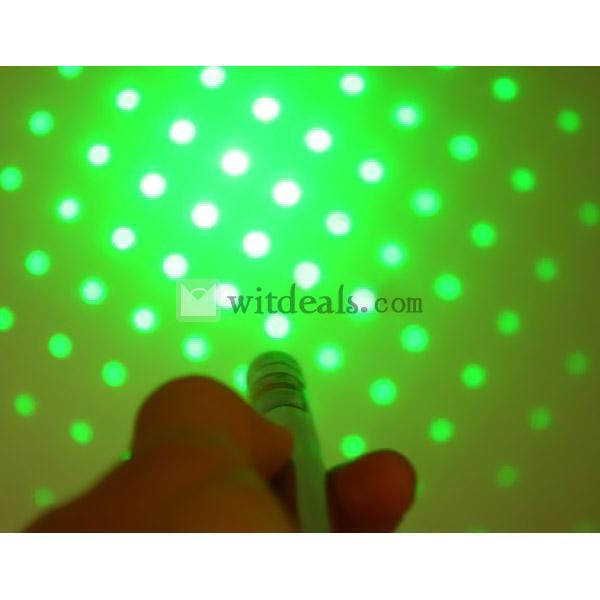 10mw緑レーザーポインター 星空キャップ付 【ハンディタイプ】