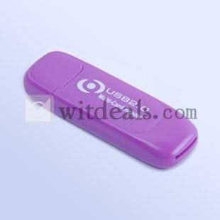 TF＋SD＋MS対応　カードリーダー　USB2.0対応　多機能　バイオレット