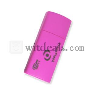 TF対応カードリーダー　ミニタイプ　All－in－１　ピンク