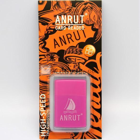 USB2.0マルチカードリーダー　MS／SD／TF／M2対応　多機能　ピンク