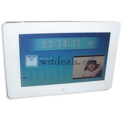 800*480高解像度 デジタルフォトフレーム7インチ　白色