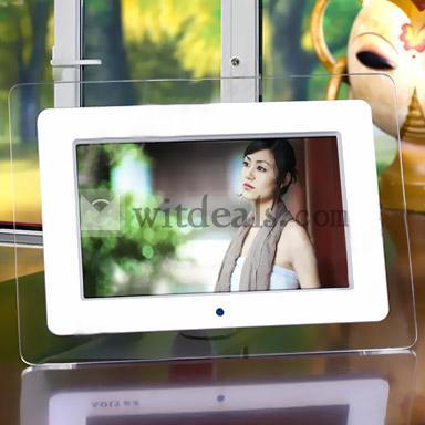 10.2インチデジタルフォトフレーム800x480高解像度　ホワイト