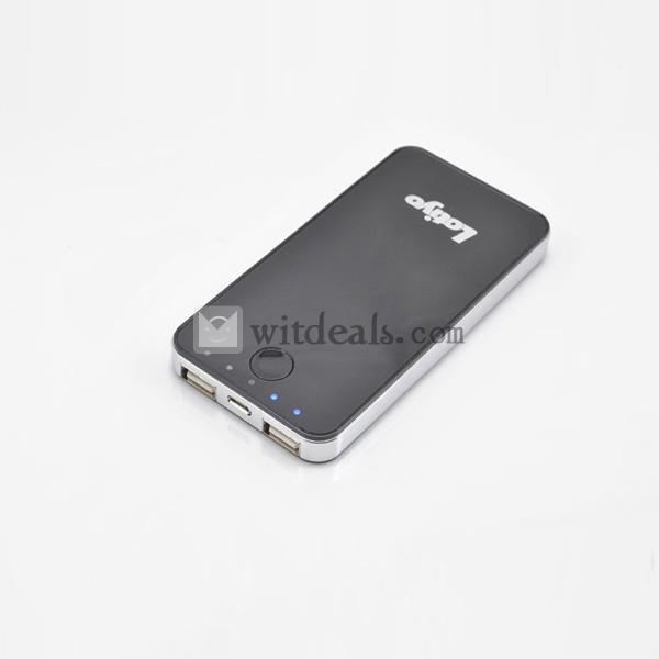 5800mAh 二つUSBポート iPhone外観 モバイルバッテリー　iPhone5/4/4S iPad用【送料無料】