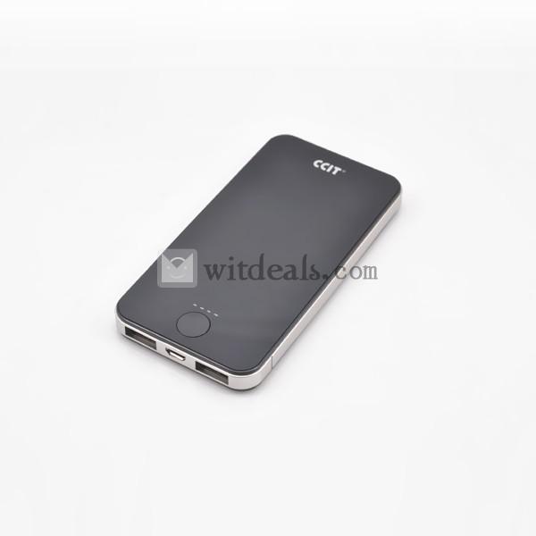 USBポート iPhone4外観 iPad/iPhone モバイルバッテリー3000mAh