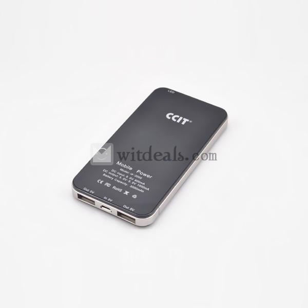 USBポート iPhone4外観 iPad/iPhone モバイルバッテリー3000mAh
