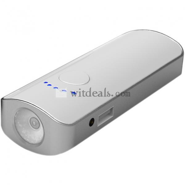 4000-4800mAh iPad2／3＆iPhone5／4／4S／3G／3GS モバイルバッテリー 多種ポート付き ホワイト