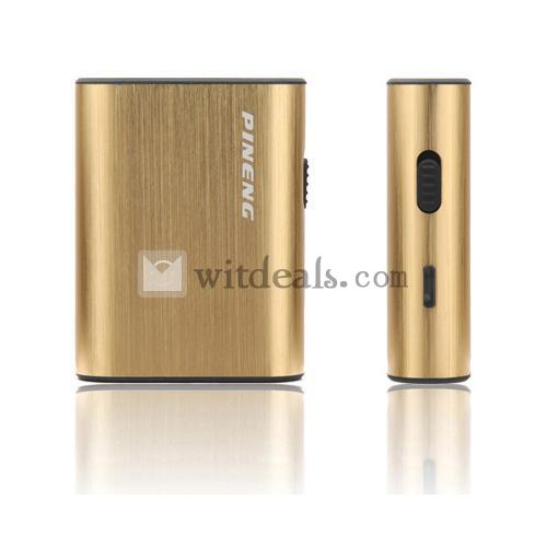 【送料無料】5000mAh iPad2／3＆iPhone5／4／4S／3G／3GS モバイルバッテリー　8つ充電用変換プラグ　金色