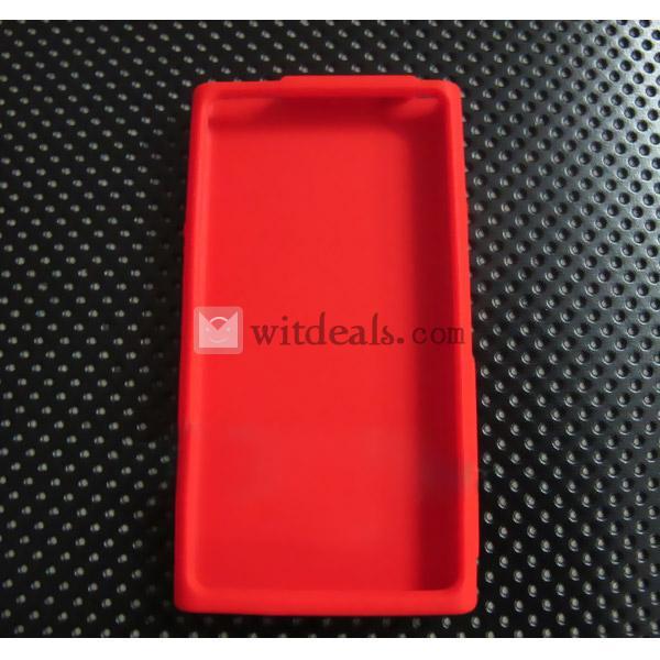 iPod nano7ケース iPod nano(第7世代)専用 シリコンケース　レッド