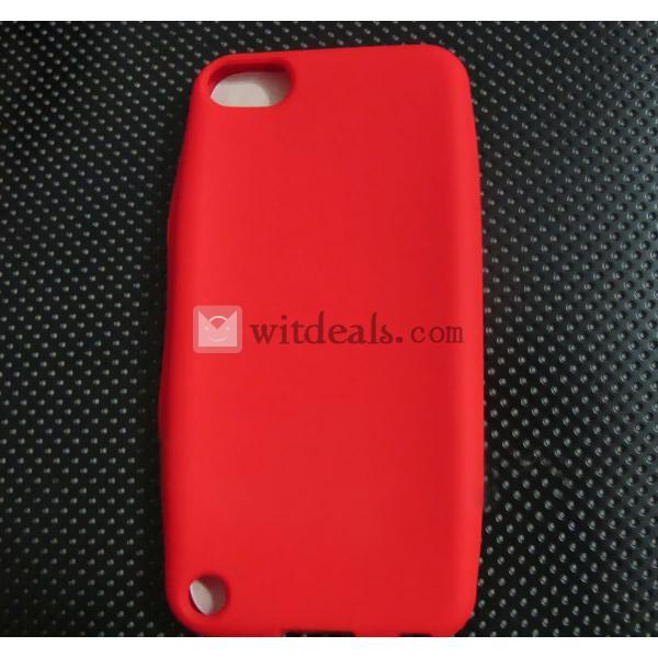 ソフトケース　iPod Touch 5用シリコンケース　レッド