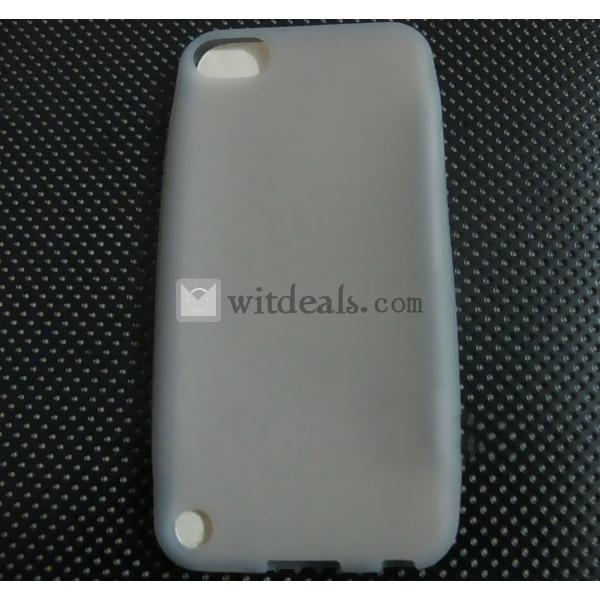 iPod(アイポット) Touch 5用保護ケース／シリコンケース　グレー