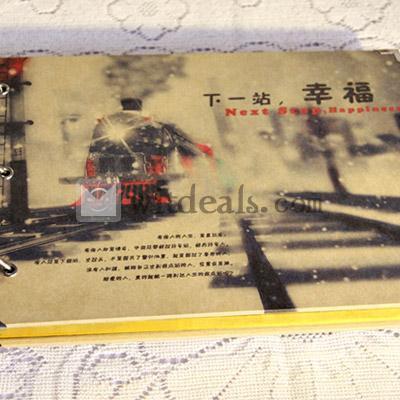 10インチ粘着式写真入れ／フォトアルバム きたる幸せ