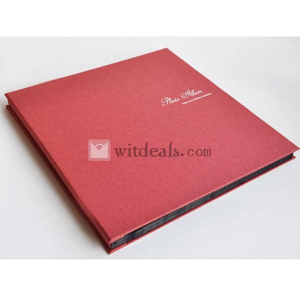 12インチ 人気 貼り付け式フォトアルバム a4 写真 アルバム DIY　ワインレッド