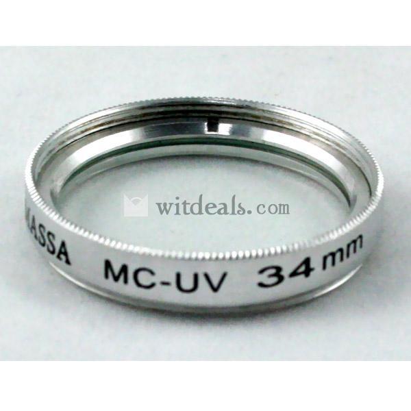 MCフィルター 34mm uvフィルター 紫外線カットフィルター 多層膜メッキ