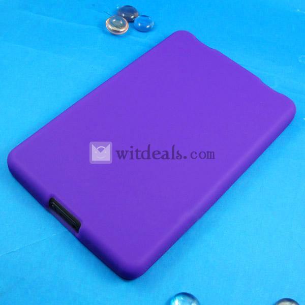 Amazon Kindle Fire用カバー／ケース　ハイグレードシリコン製　バイオレット