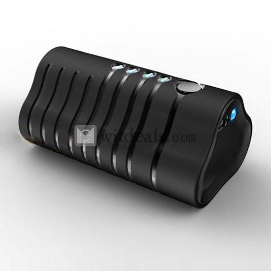 iPhone5対応可能　USBモバイルバッテリー充電器　5000mAh　ブラック