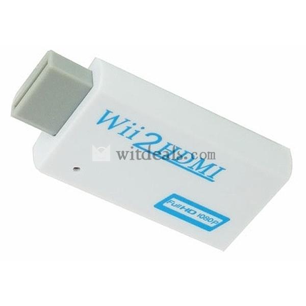 WII2HDMI変換アダプタ　HD720Pと1080P　ホワイト