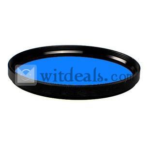 72mm モノクロ撮影フィルター／白黒用フィルター 黒白写真に使える　ブルー